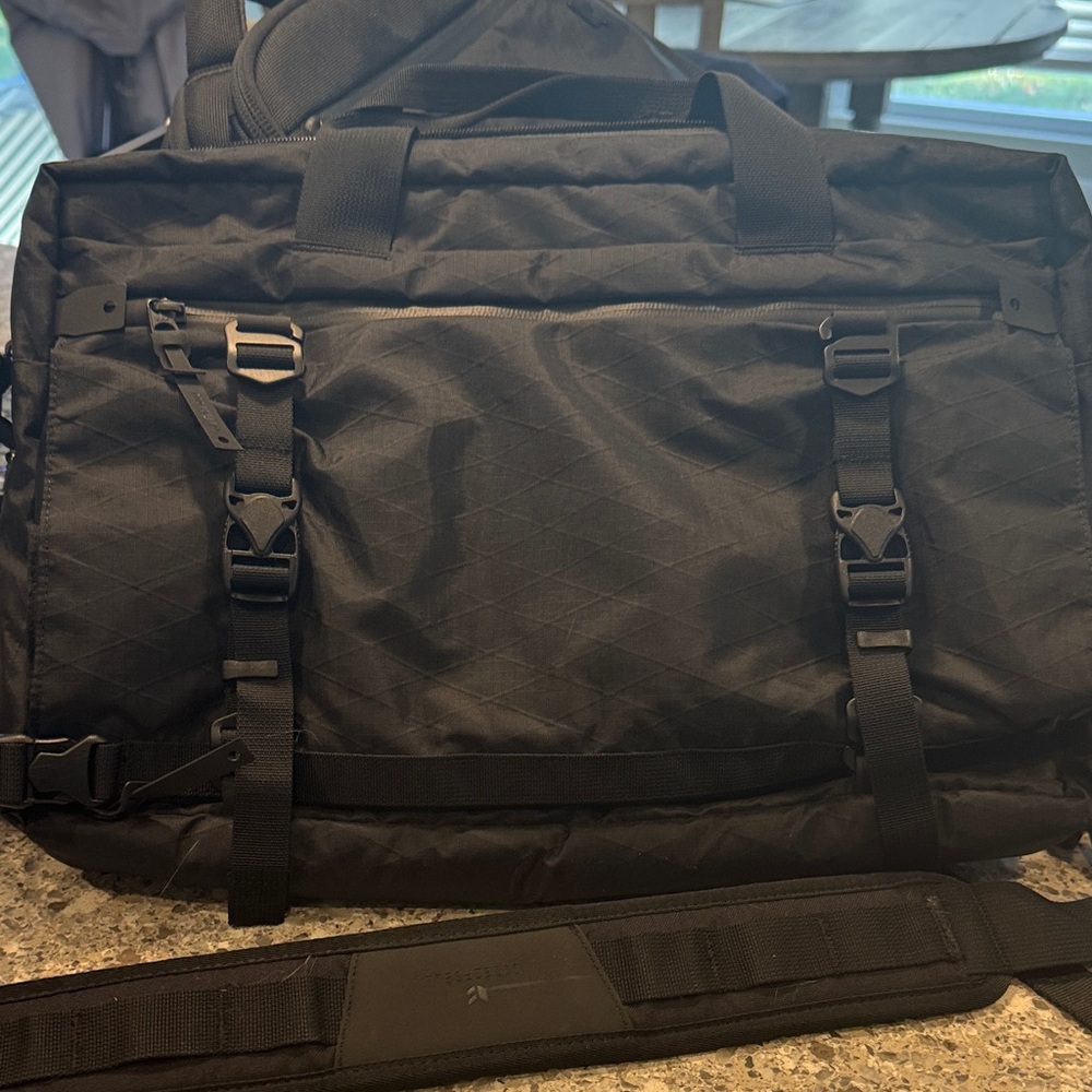 Sleek Black Laptop Bag for Men